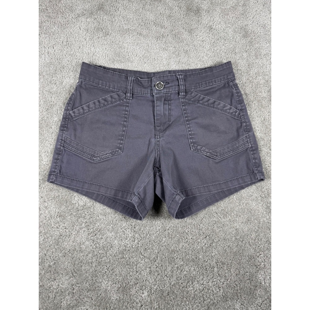Supplies by Union Bay Womens Gray Utility Cargo Shorts Size 4 27W Stretch Cotton